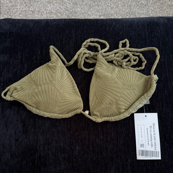 12th Tribe Other - 12th Tribe Olive Bikini Top